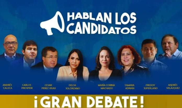 Debate candidatos oposición