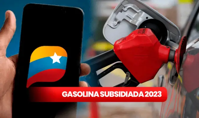 Gasolina subsidiada | Cómo registrar el vehículo en la Patria
