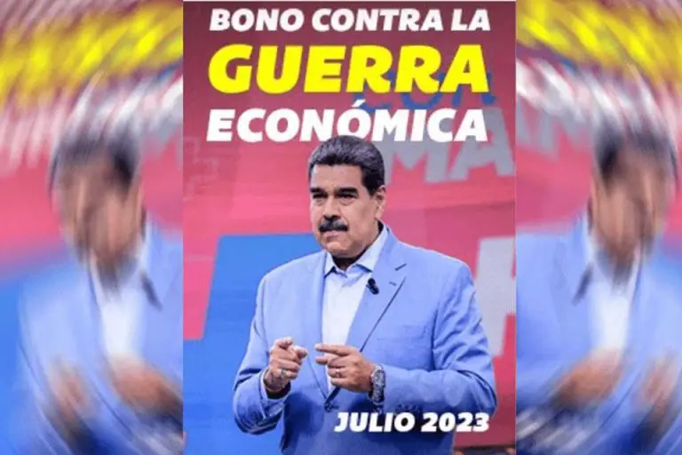 Monto del Bono de Guerra Económica incrementó en julio