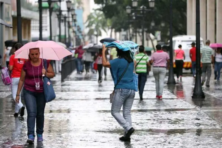 Lluvias en Venezuela, pronóstico para hoy #10Jul