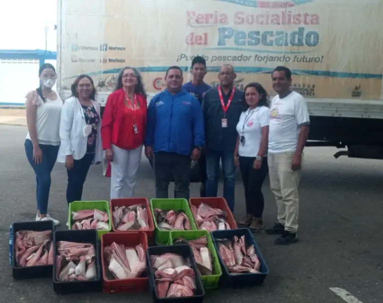 Corpesca entregó media tonelada de pescado a hospitales de Paraguaná