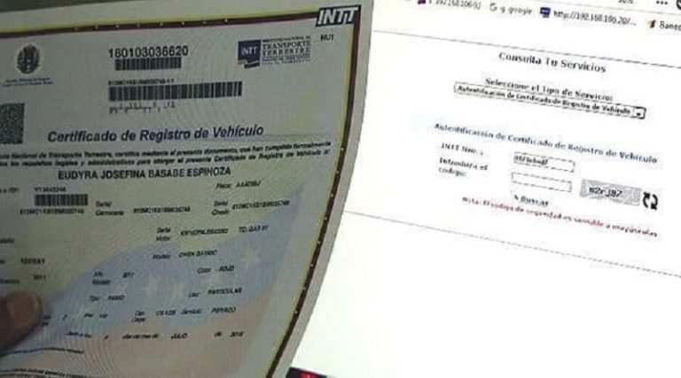 Duplicado del Certificado de Registro de Vehículos, así se tramita