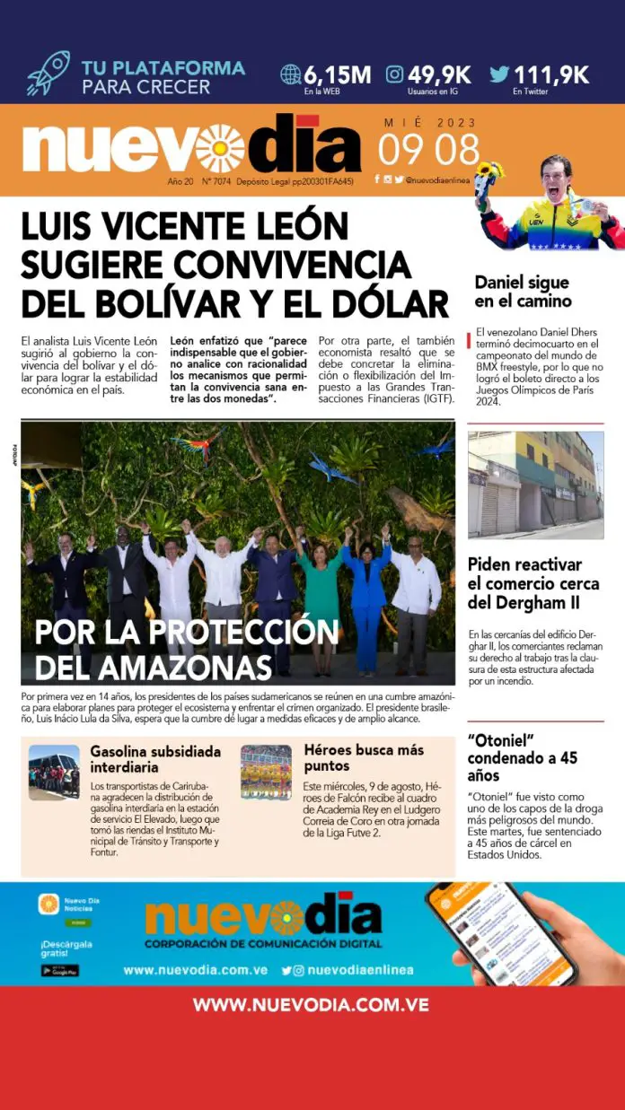 Portada miércoles 9 de agosto