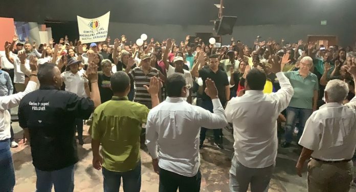 Acción Democrática juramentó a más de 20 mil defensores del voto en todo el país de cara a las elecciones internas de la oposición del 22 de octubre.