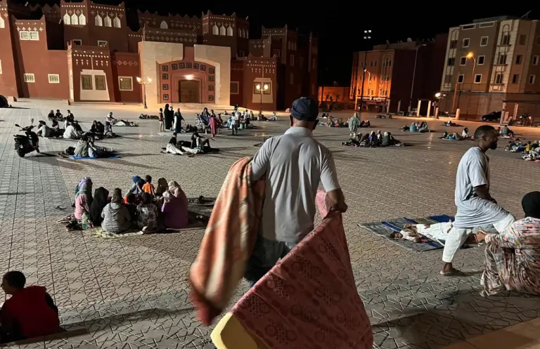 Drama en Marruecos | Duermen en las calles por temor