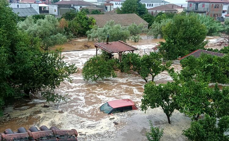 Grecia | Fuertes tormentas causan inundaciones