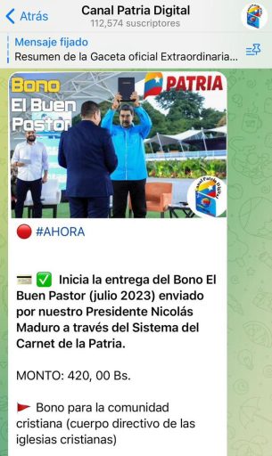 bono buen pastor 2023