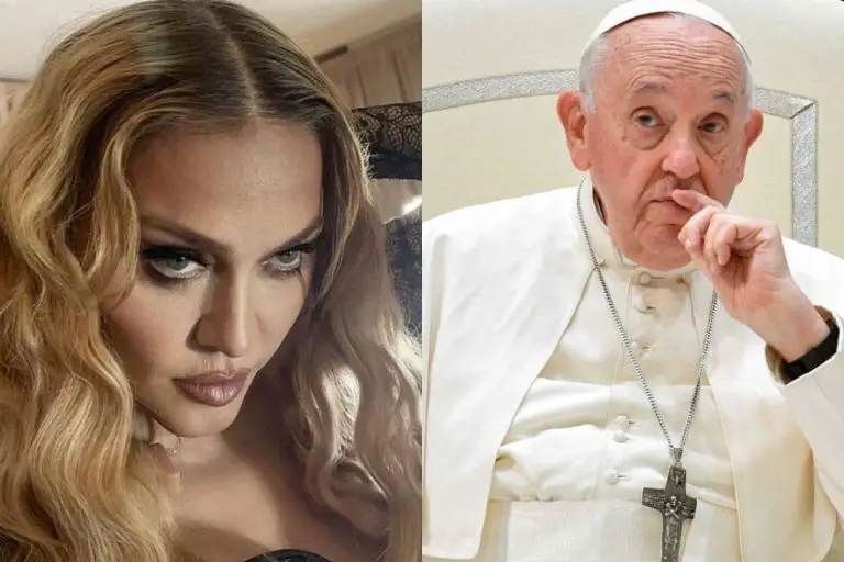 Madonna envía un polémico y simbólico mensaje al papa Francisco