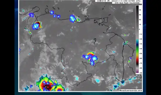 Inameh: Se mantienen lluvias en Falcón este #9Nov (VIDEO)