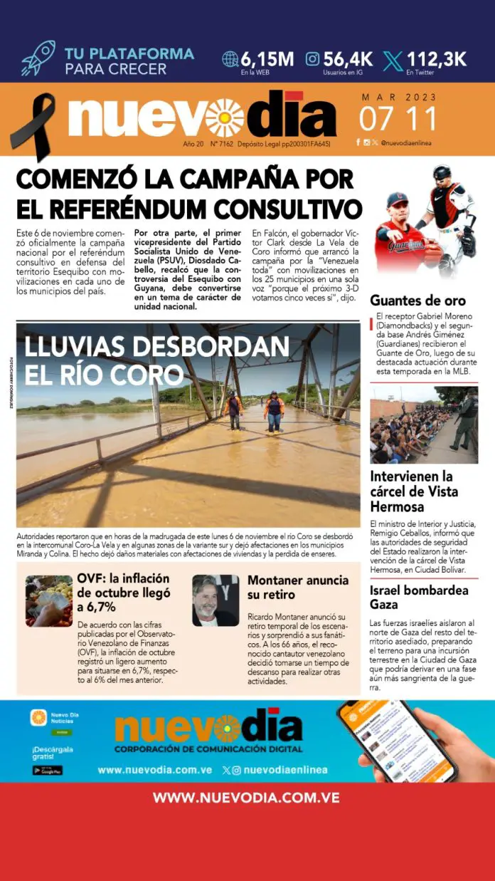 Portada martes 7 de noviembre