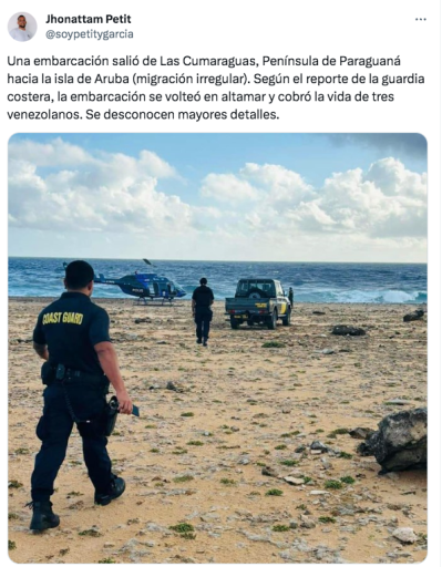 Localizan a 3 venezolanos ahogados cerca de Aruba: +Detalles