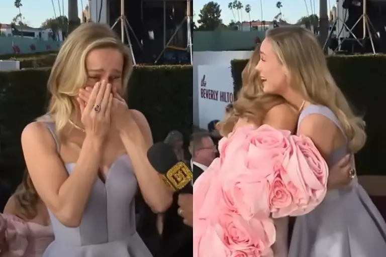 Brie Larson rompió en llanto al conocer a Jennifer López en los Globos de Oro