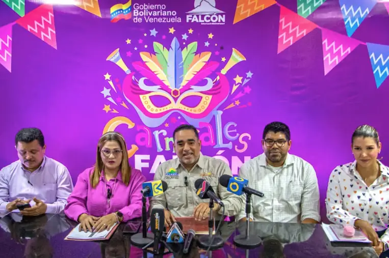 El comité organizador de los Carnavales Falcón 2024 dio una rueda de prensa este viernes 26 de enero para dar a conocer las bases del concurso.