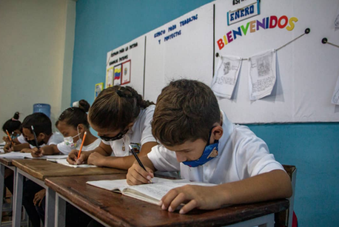 En condiciones totalmente confortables, los niños de la U.E.N “Florencio Villanueva” retornaron a las clases con normalidad, tras las vacaciones decembrinas.