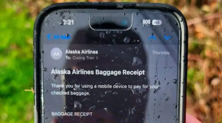 Un iPhone sobrevivió una caída de 16.000 pies desde el vuelo de Alaska Airlines