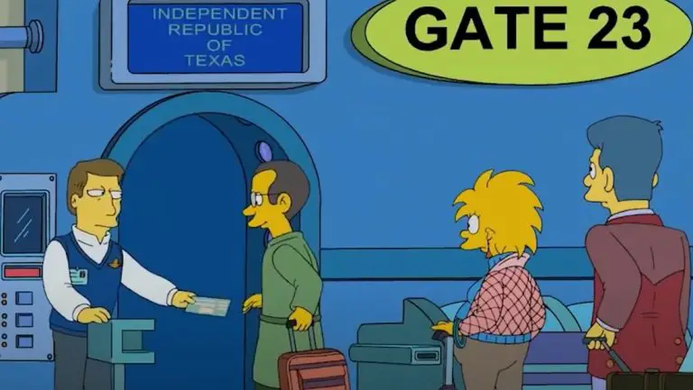 ¿Los Simpson predijeron la creación de la República Independiente de Texas?