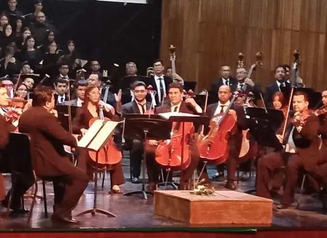 Un sublime concierto en honor a Giuseppe Maiolino Conte reunió a los directores Rodolfo Barraez Medina y Abraham Guanipa García