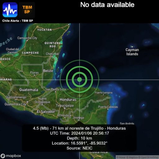 LO ÚLTIMO Fuerte temblor sacude el Caribe de Honduras