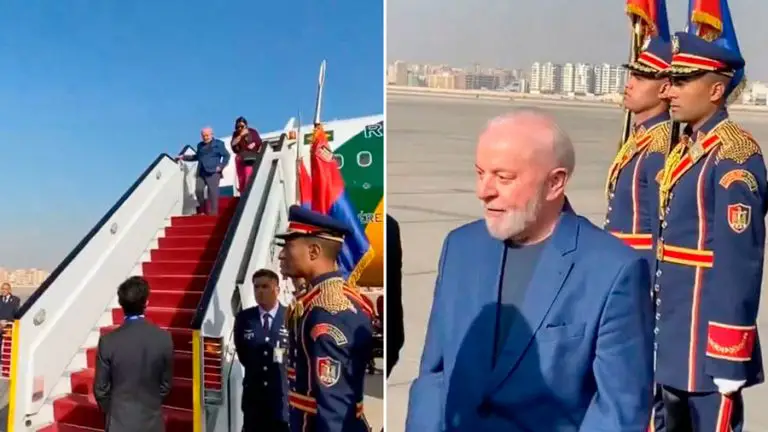 Lula llega a Egipto en visita oficial