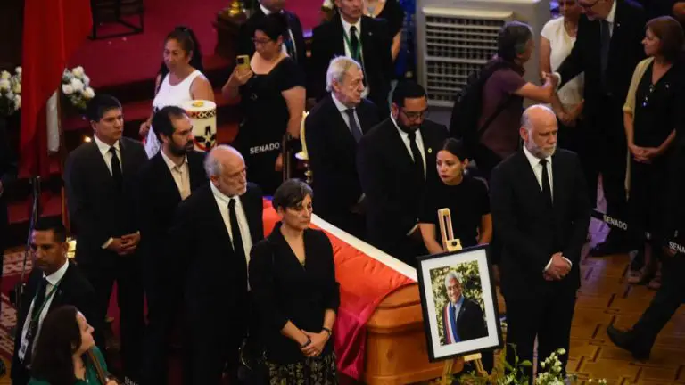 Chile despide al expresidente Sebastián Piñera en un funeral de Estado