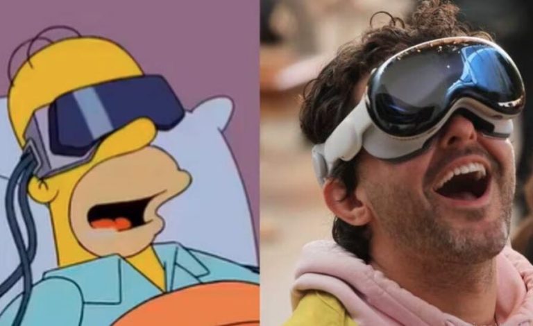¡Los Simpson lo hacen de nuevo! Predijeron las gafas Apple Vision Pro