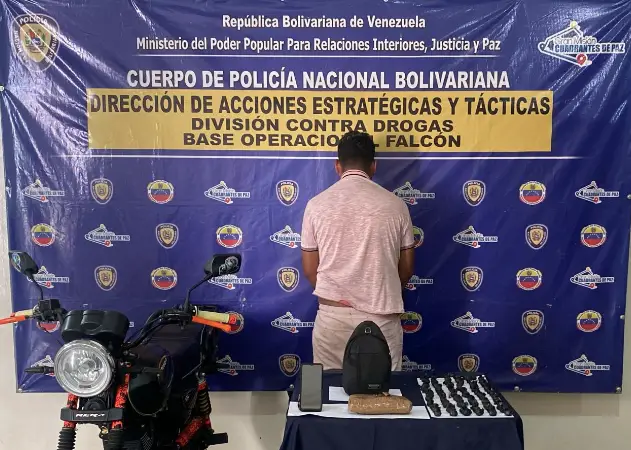 PNB detiene a presunto traficante de drogas en Las Adjuntas