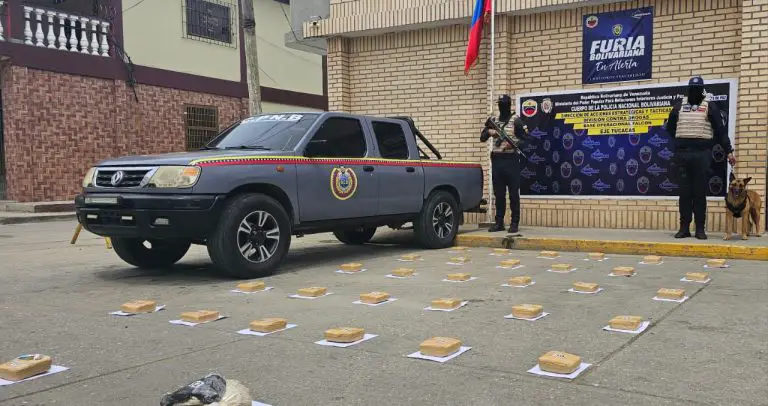 Policía Nacional localiza 16 kg de presunta marihuana en Boca de Tocuyo