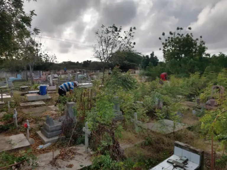Arrancó limpieza en cementerios de Pueblo Nuevo y Adícora