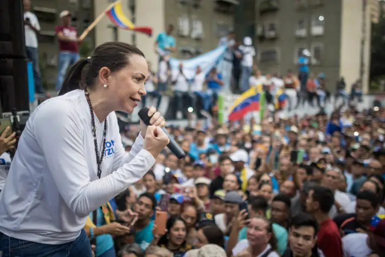 María Corina Machado: óiganme bien, el que va a sustituir a Maduro soy yo