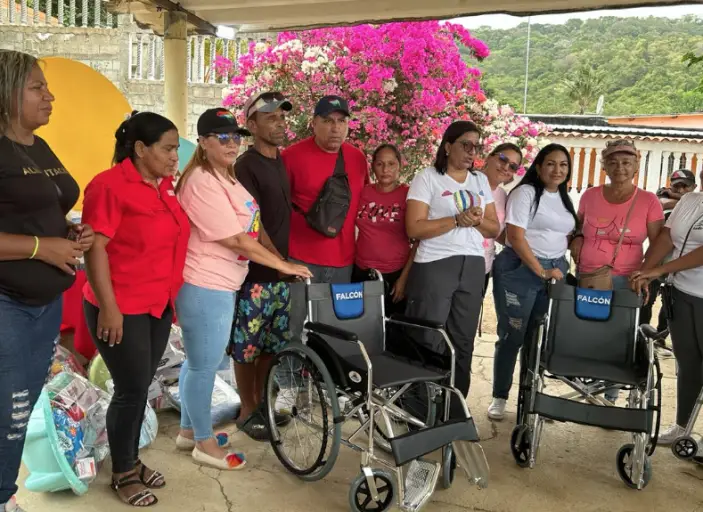 Con más de 750 ayudas técnicas benefició la Gran Misión Igualdad y Justicia Social "Hugo Chávez" a los habitantes del sector Caño de León, municipio Silva.