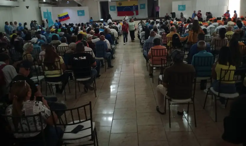 Las 18 organizaciones políticas que apoyan la candidatura de Maria Corina Machado obtuvieron sus tareas dentro del comando de campaña "Con Venezuela".