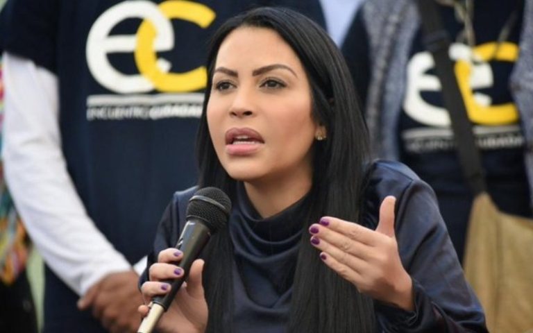 Delsa Solórzano: es falso que no escogimos nuestra candidata a tiempo