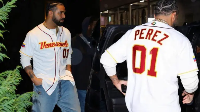 Drake causa conmoción al lucir una camisa de béisbol de Venezuela