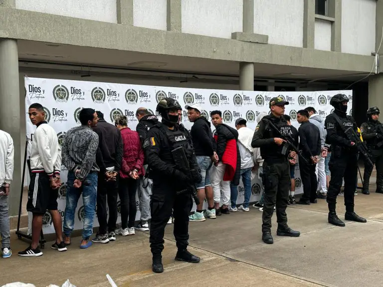 Golpe al Tren de Aragua en Colombia, 20 detenidos (+ VIDEO)