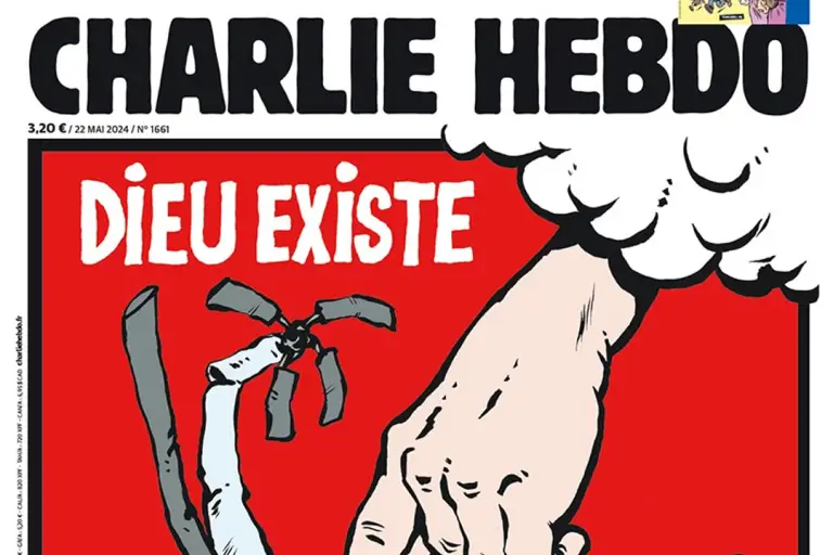 Así se expresó el Charlie Hebdo sobre la muerte del presidente de Irán: “Dios Existe”