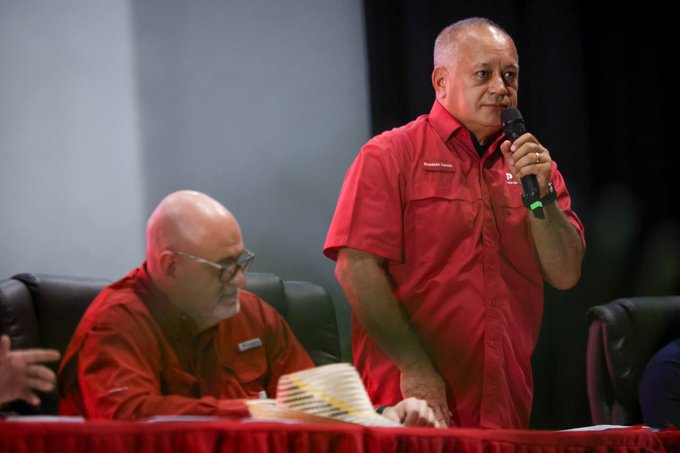 Diosdado Cabello pide al oficialismo lograr una victoria “aplastante” el 28J