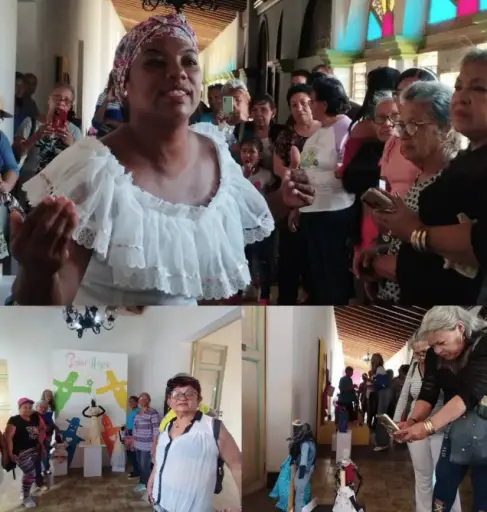 Este jueves 23 de mayo se inauguró la exposición "Poder Negro" un reflejo del compromiso de las muñequeras del municipio Miranda.