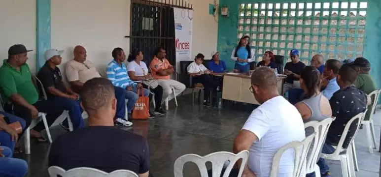 El Inces realizó productivos encuentros en el municipio Acosta del estado Falcón con integrantes de la Asociación de Productores de Coco.