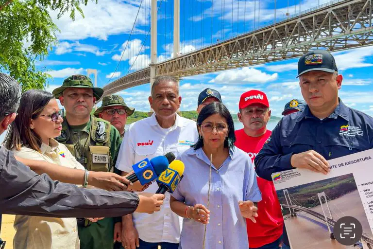 Buscaban derrumbar el puente sobre el Orinoco (Video)