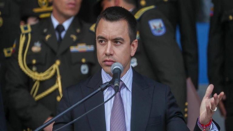 Noboa admitió que el asalto a la embajada de México “siempre” estuvo en su cabeza