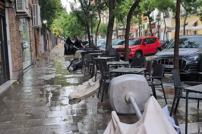 Madrid azotada por una tormenta de granizo en pleno junio (Video)