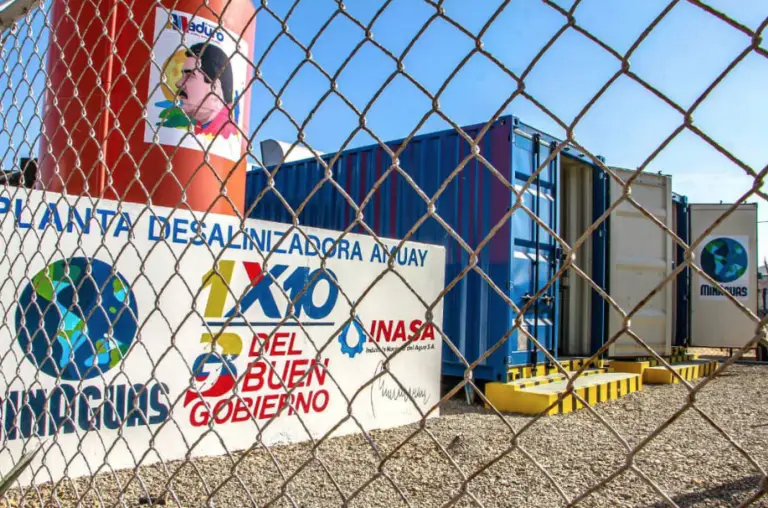 Maduro atina con reactivación de planta desalinizadora en Amuay