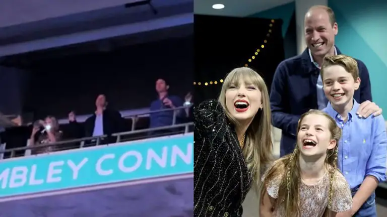 Así disfrutó el príncipe William el concierto de Taylor Swift (Video)
