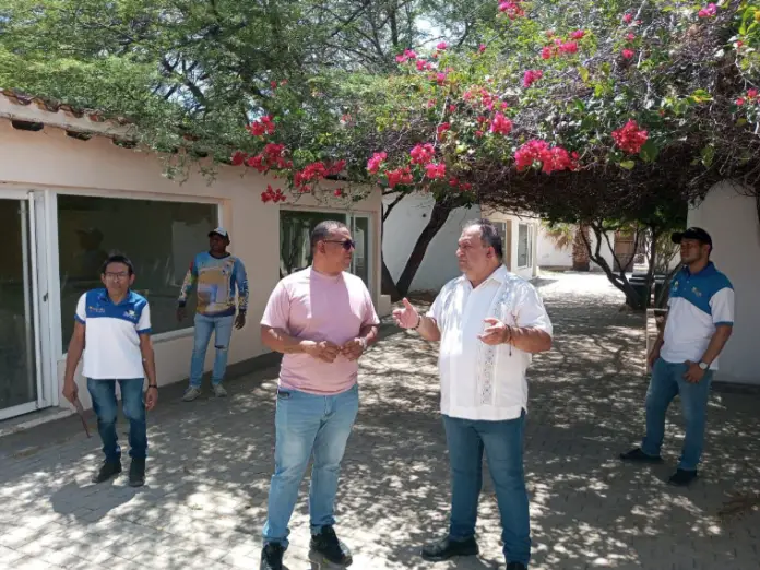 El presidente de la Oficina del Centro Histórico de Coro y La Vela, Jorge Haskour, inició la reactivación de los espacios de la Zona Patrimonial.