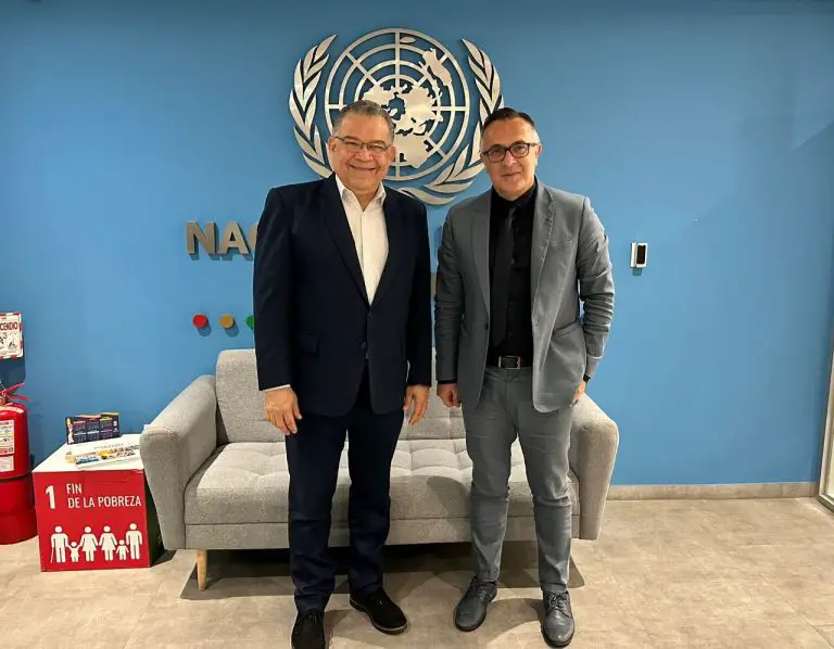 Enrique Márquez se reunió con el equipo técnico de la ONU (Video)