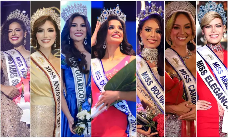 ¡Confirmadas! Estas son las primeras siete candidatas al Miss Venezuela 2024