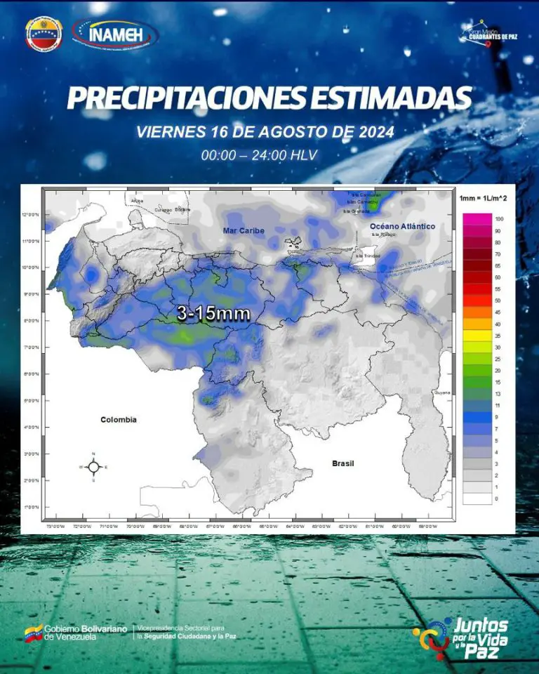 Inameh monitorea onda tropical número 30 este 16Ago