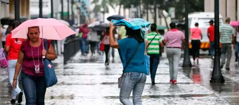 Inameh pronostica lluvias luego del mediodía este #24Ago