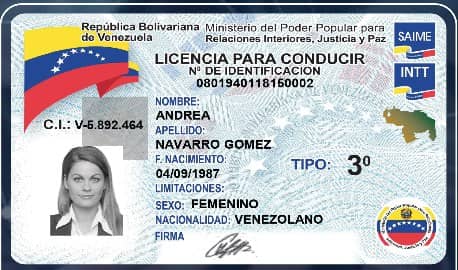 Licencia de conducir