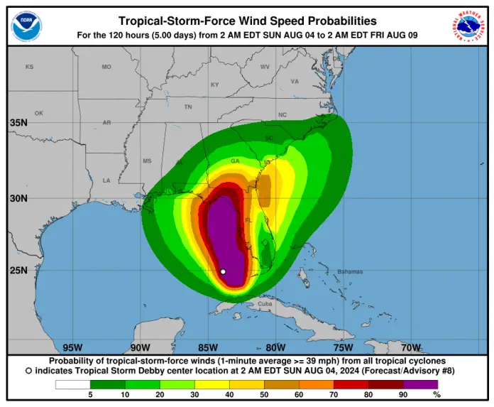 Tormenta tropical Debby